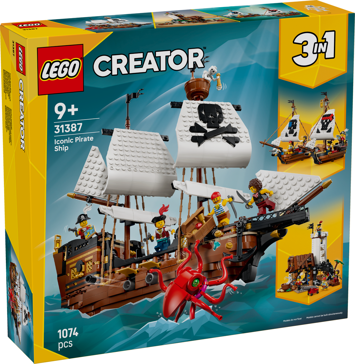 LEGO Creator Ikooniline piraadilaev 31387L