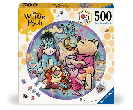 Ravensburger pusle 500 tk ümmargune: Karupoeg Puhh ja sõbrad 12001931V