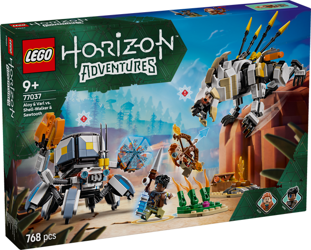 LEGO Horizon Aloy ja Varl vs. Shell-Walker ja Sawtooth 77037L