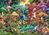 Ravensburger pusle 1000 tk: rõõmus seeneküla 12001258V