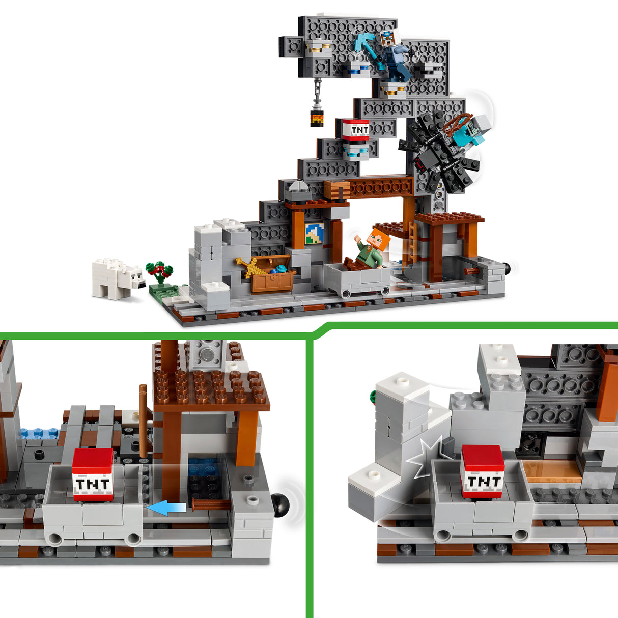 LEGO Minecraft Pickaxe'i kaevandus
 21277L