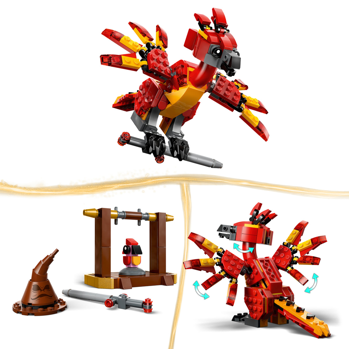 LEGO Harry Potter Fawkes: dumbledore'i fööniks 76448L
